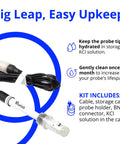 PH Probe Replacement Electrode For Water And Soil Plug And Play Easy Calibration For Hydroponics And Indoor Grow Kit