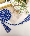 Royal Blue And White Graduation Cords For 2026 Honor Cord Braided 67 Inch Long Graduation Ropes For Ceremony Decor And Bachelor