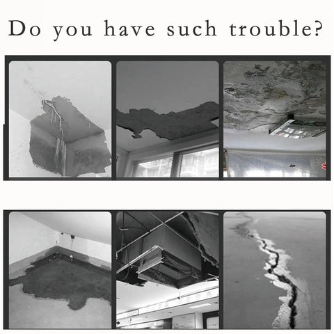 Damaged concrete ceilings and cracks needing Concrete Crack Repair Sealant Waterproof Caulking Glue Quick Dry Sealing Adhesive 1 Pack 500g Tough Go To Bond That Withstands Heavy Traffic Weathering Expansion And Contraction.
