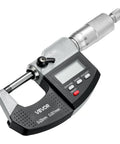 Digital Outside Micrometer Set 0-1 Inch Range With LCD Screen 0.00005 Inch Resolution 0.0001 Inch Accuracy In mm Carbide Tip