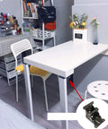 90 Degree Self Locking Folding Hinge Set for DIY Furniture Dining Table and Chair Extension Legs in home office