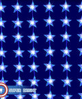 Patriotic Flag Curtain Lights With Stars 6 Ft By 3.5 Ft Outdoor Indoor Waterproof LED String Lights For Fourth Of July Parties 260 LEDs