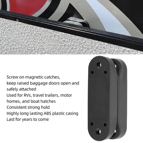 4 Pairs Magnetic Luggage Door Latch And Holder Kit For RV And Travel Trailer Magnetic Door Catch With Mounting Screws