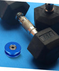 Aluminum U Groove Pulley Wheel With Heavy Duty Silent Roller And Double Bearings For Fitness Equipment And Home Gym Cable Systems For Durable Gym Pulley Wheel To Improve Smooth Quiet Workouts, blue aluminum pulley wheel with bearing