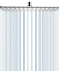 Sixteen Inch Rain Shower Head With High Pressure Rainfall Large Waterfall Design Ultra Thin Profile Water Saving Polished Chrome