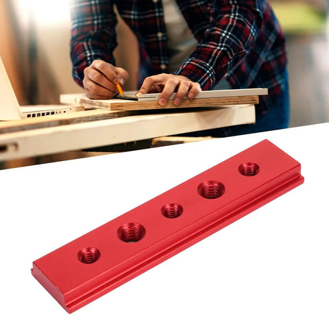 Cut Like Butter 100Mm T Slot Miter Track With Holes Aluminum Alloy Woodworking Gutter for electric saw use.