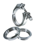 V Band Clamp Stainless Steel 304 With Flange For 3 Inch Exhaust System Quick Release Seam Weld Ready Male Female Flanges