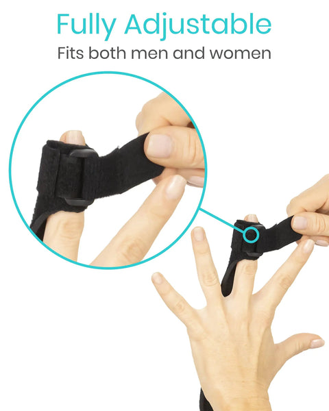 Adjusting strap of Full Trigger Finger Splint for Hand and Wrist Support, All Day Comfort, Adjustable Locking Straightener Immobilizer