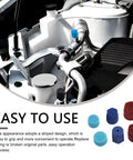 26Pcs R12 R134a AC Caps For Car 10 Sizes Valve Core Dust Cover Kit on A/C system with replacement instructions