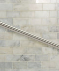 18 Inch Stainless Steel Handicap Grab Bar For Bathtub And Shower With Concealed Screws Polished Brass Finish Heavy Duty Rail