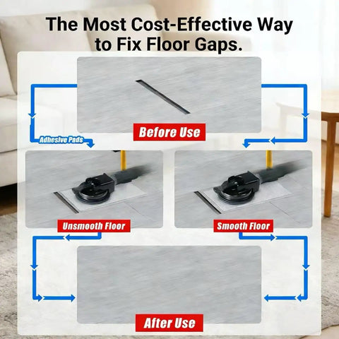 Floor Gap Fixer Tool For Laminate Wood Tile And Vinyl Floors With Heavy Duty Suction Cup Adjustable Height Setter And Quick Lock