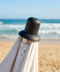Upgrade Your Outdoor Space with These Durable Black Plastic Beach Umbrella End Caps Featuring Threaded Spiral Finial Design, Universal 24 Type Patio Umbrella Repair Kit Built Tough For Rain Resistant Performance In Any Backyard Or Garden Setting Perfect on beach umbrella pole