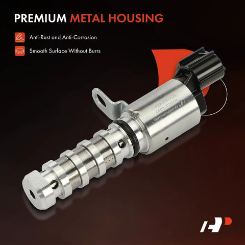 Two Piece Intake and Exhaust VVT Solenoid for Hyundai and Kia 1.6L L4 engines with metal housing
