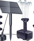 Cool Upgraded Solar Water Pump Kit With Stake For Bird Bath Garden Backyard Pool And Fish Tank Solar Powered Fountain Pump