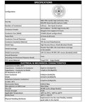 Specifications chart for Top Notch XLR To XLR Cable 6 Ft Noise Canceling Shield Kevlar Reinforced Nylon Braided 3 Pin Balanced Cord