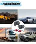 Street Tested Midi Fuse Holders With 50 Amp Fuses, 2 Pack Heavy Duty Automotive kits showcased in vehicles and trucks.