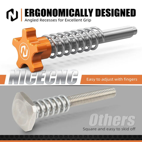 Idle Adjustment Screw Fits KTM 250XCW TPi 300XCW TPi 250EXC TPi 300EXC TPi 2018 2023 150XCW TPI 2020 2023 Orange Aluminum