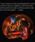 Color Changing Fire Packets For Fire Pit Ten Pack Of Colorful Flames For Outdoor Pits With Blue Green Purple And Yellow Hues