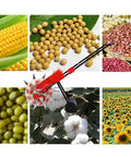 16cm Spacing Corn Planter With Adjustable Seed Quantity And 10 Nozzles, Easy Walk Behind Garden Seeder for various crops.