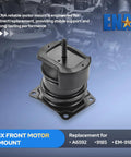 Front motor mount from Engine And Transmission Mount Set Of Five For Honda Accord 1998 1999 2000 2001 2002 With V6 3.0L And Acura TL 1999 3.2L Replacement For OEM A6592 A6552 A4507 A6582 A6579 Durable Performance