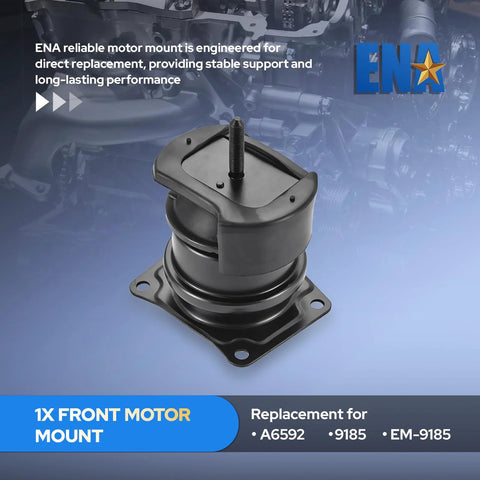 Front motor mount from Engine And Transmission Mount Set Of Five For Honda Accord 1998 1999 2000 2001 2002 With V6 3.0L And Acura TL 1999 3.2L Replacement For OEM A6592 A6552 A4507 A6582 A6579 Durable Performance