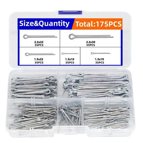 Beefy Stainless Steel Cotter Pin Set Kit With 525 700 875 Pieces M1 M2 M3 M4 T Shape Split Pins Pro Grade Heavy Duty Assortment