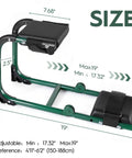 2 In 1 Garden Kneeler And Seat Foldable Stool with adjustable height, soft cushion, and sturdy frame for easy gardening.
