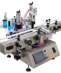 No Sweat Automatic Desktop Labeling Machine With Conveyor Belt for tagging bottles with precise label application.