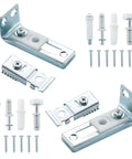 Bifold Door Hardware Repair Kit, 2 Pack For Bi Fold Sliding Closet Doors Replacement Parts, Folding Pocket Door Set