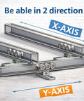 Heavy Duty 6 Wheel Type Trolley Assembly For Electric Hoists, Smooth Quiet Roller Trolley, dual directional movement