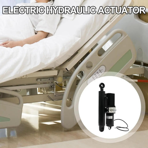 Top Tier 1.5 Ton Electric Linear Actuator With 12V Dc Motor and Silky Smooth Electro Hydraulic Cylinder for hospital bed adjustment.