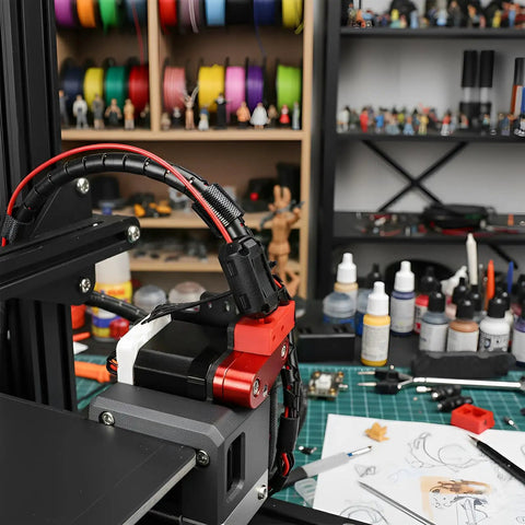 Game Changer 20 Piece 3D Printer Filament Cleaner Kit Slick Anti Static Sponge Dust Removal Tool Keeps Your Spools Dust Free And Guarantees Smooth Prints Every Run With A Quick Open Close Filter Setup