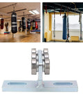 Heavy Duty 6 Wheel Trolley Electric Hoist With Silent Rolling Bearings For Sliding Doors, showcasing dual ball bearings for smooth operation.