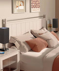 Set Of 2 Bedside Lamps With Dual USB Ports on nightstands, black fabric shade, cozy living room vibe for home office or study room decor.