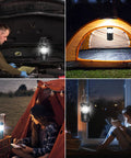 Ultra Bright 350 Lumen LED Camping Lanterns Pack Of 4 Battery Powered Waterproof And Compact Emergency Light used in various settings