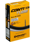 Race Ready Bicycle Inner Tubes For 28 Inch Wheels 700C 20 To 25 Millimeter Rim Width With Forty Two Millimeter Presta Valve 2 Pack box