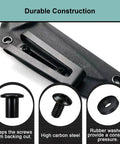 Kickass Chicago Screws For Gun Holsters And Kydex Fittings With Rubber Washers Tough As Nails 1/4 Inch Fastener Kit installed on tactical gear.