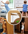 10 Pack Magnetic Cabinet Locks For Kid Proofing And Baby Safety On Cupboards And Drawers No Tools Needed Easy Install Keeps Toddlers Out