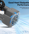 Heat dissipation feature of the 250W Gear Motor With 1 To 5 Reduction 110V Single Phase 270 RPM Adjustable Speed Controller