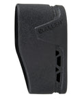 Side view of Recoil Eraser II Slip-On Pad For Medium Firearms A Comfortable Black Cushion That Fits Most Rifles And Semi Auto Shotguns