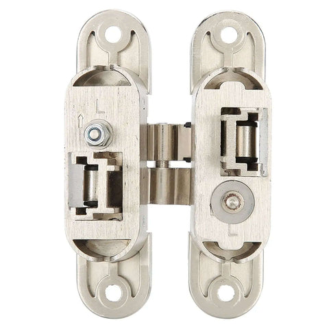 Heavy Duty 3D Zinc Alloy Door Hinge With Nylon Pad for folding doors, cabinets, wardrobes; shows hinge mechanism and construction details.