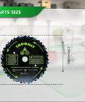 Nine Inch Twenty Tooth Manganese Steel Brush Cutter Blades For Weed Eater String Trimmers Arbor Fits One Inch Shaft 25mm