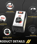 AC 120V 15A Speed Controller Regulator For Router, Fan, And Polishing Machines With 4000W Capacity, close-up of control panel.