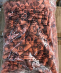 Orange Wire Nut Kit 5000 Pieces 10 Pack X 500 Titanium Model P3 Heavy Power Pro Grade Electrical Wire Connector Screw Terminal Nuts For Quick, Secure Cable Connections in plastic packaging