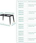 Rock Solid Heavy Duty Metal Desk Legs Adjustable Rectangular Steel Table Base dimensions and compatibility guide.
