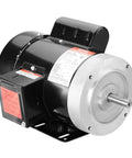 Beefy 1HP Single Phase Electric Motor 3450 RPM 115 And 230 Volt 56C Frame Five Eighth Inch Keyed Shaft Reversible CW CCW