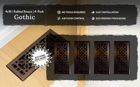 Gothic Style Floor Register 2x12 Inches Textured Black Steel Decorative Vent Grate For HVAC Damper Box 8 Pack Durable Steel Floor Vent Cover With Easy Airflow Control For Residential Homes And Offices