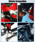 Left Hand Three Quarter Inch Heim Joint Rod End With Jam Nut Three Quarter Inch Bore Four Inch Long Steering Joint Built For Heavy Duty Off Road Projects Beefy Precision Ball Joint Assembly installed in off-road steering linkages
