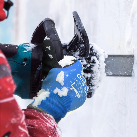 Winter Work Gloves For Men And Women, Touchscreen Ready, Waterproof, Freeze-Proof Warmth, Thermal Insulated, Blue, Size Small