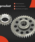 Close-up of sprockets from 3 Piece Timing Chain Kit With Sprocket For Ford Ranger 1999 To 2008 Taurus 1999 To 2006 2007